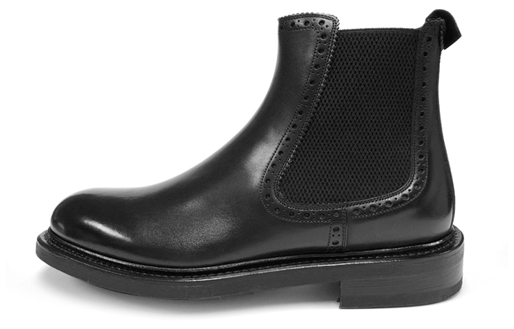 FERRAGAMO Leather Chelsea Boot 'Fashion Black' 0695764