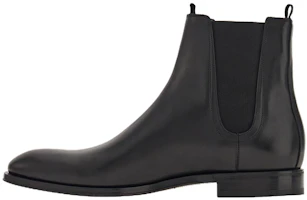 FERRAGAMO Leather Chelsea Boots 'Smooth Almond Toe Black' 021622-762476 FERRAGAMO Leather Chelsea Boots 'Smooth Almond Toe Black' 021622-762476