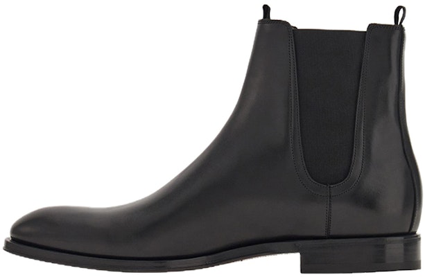 FERRAGAMO Leather Chelsea Boots 'Smooth Almond Toe Black' 021622-762476 Buy FERRAGAMO Leather Chelsea Boots 'Smooth Almond Toe Black' 021622-762476