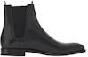 Order FERRAGAMO Leder Chelsea Boots ''Glatt Mandelkappe Schwarz'' 021622-762476