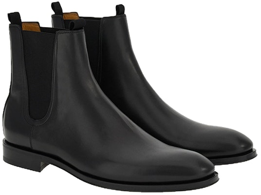 FERRAGAMO Leather Chelsea Boots 'Smooth Almond Toe Black' 021622-762476 Lookbook FERRAGAMO Leather Chelsea Boots 'Smooth Almond Toe Black' 021622-762476