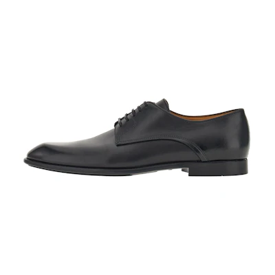 FERRAGAMO Leather Derby 'Black'