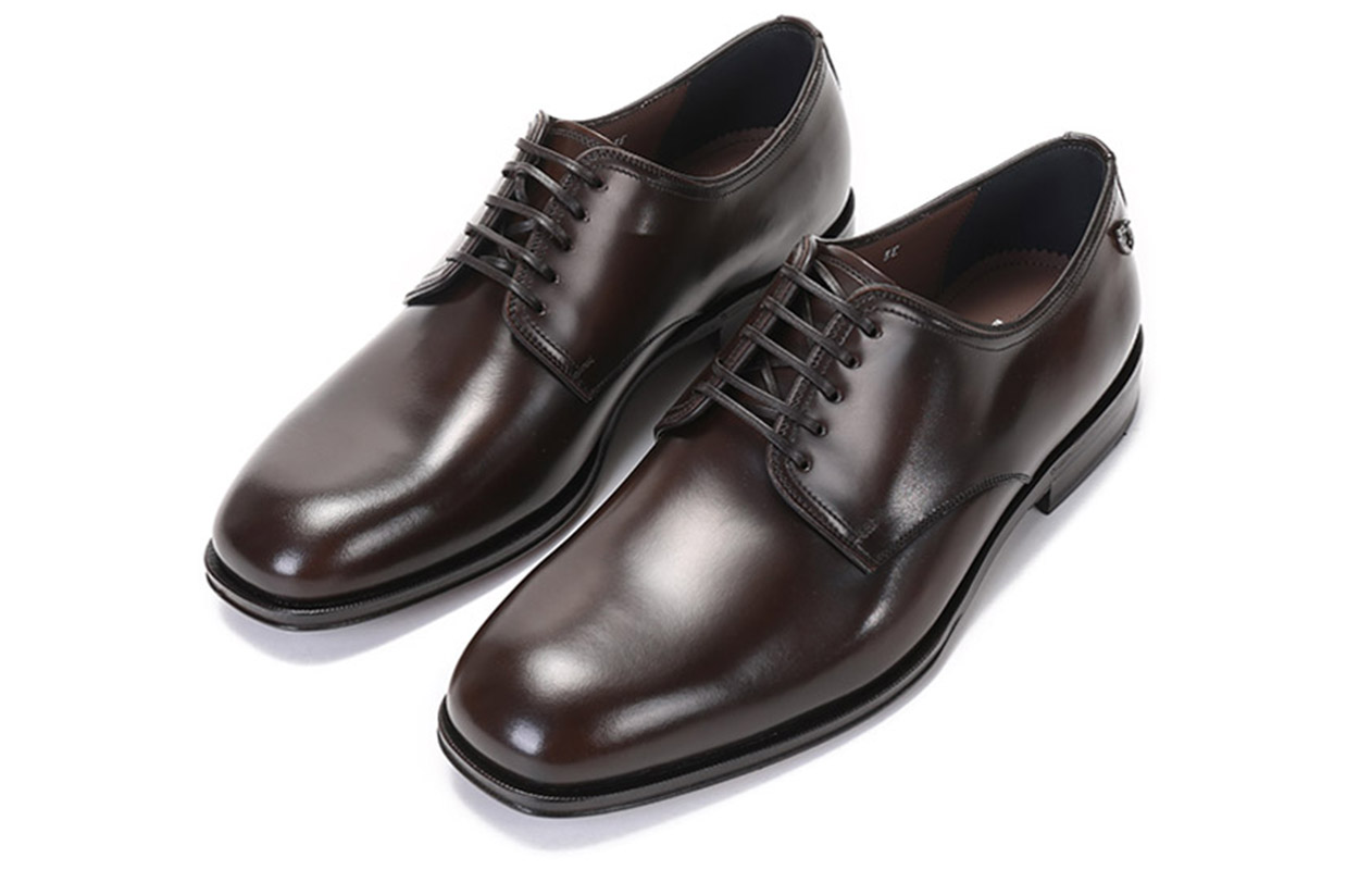 FERRAGAMO Leather Derby 'Brown' 圖 3