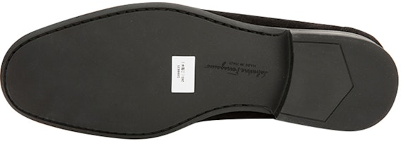 FERRAGAMO Kasut Kulit Pakaian 'Black Velvet' 029392-740678 Purchase FERRAGAMO Kasut Kulit Pakaian 'Black Velvet' 029392-740678