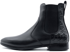 FERRAGAMO Leather High-Top Chelsea Boots 'Black' 0746199 FERRAGAMO Leather High-Top Chelsea Boots 'Black' 0746199