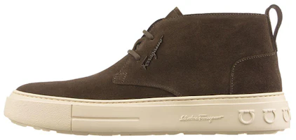Buy FERRAGAMO Leder Schnürstiefel ''Braun'' 020607-753148