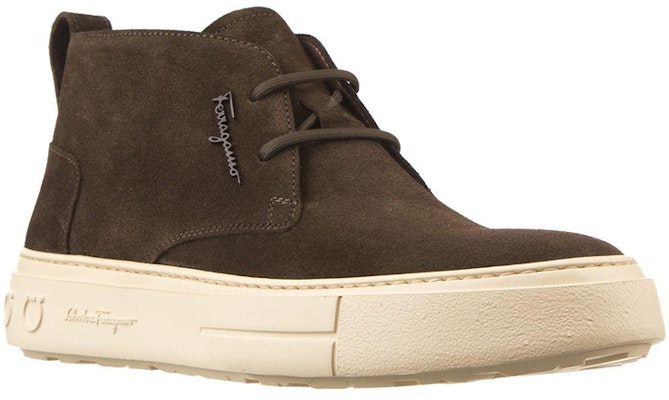 FERRAGAMO Leather Lace-Up Ankle Boot 'Brown' 020607-753148 Order FERRAGAMO Leather Lace-Up Ankle Boot 'Brown' 020607-753148