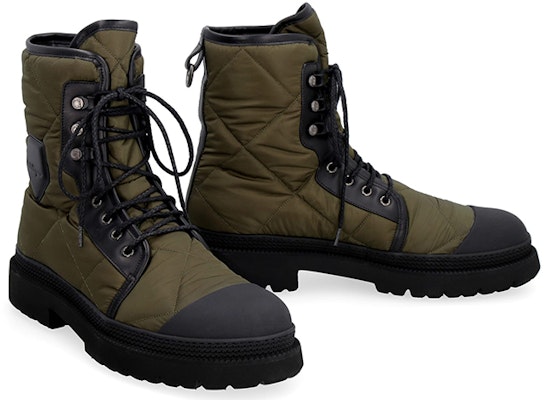 FERRAGAMO Sepatu Boot Tali Kulit 'Hijau' 02C662-738020 Order FERRAGAMO Sepatu Boot Tali Kulit 'Hijau' 02C662-738020