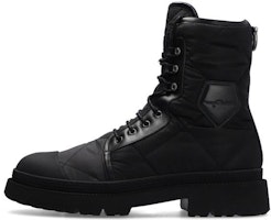FERRAGAMO Leather Lace-Up Boots 'Black' 02C662-738019 FERRAGAMO Leather Lace-Up Boots 'Black' 02C662-738019