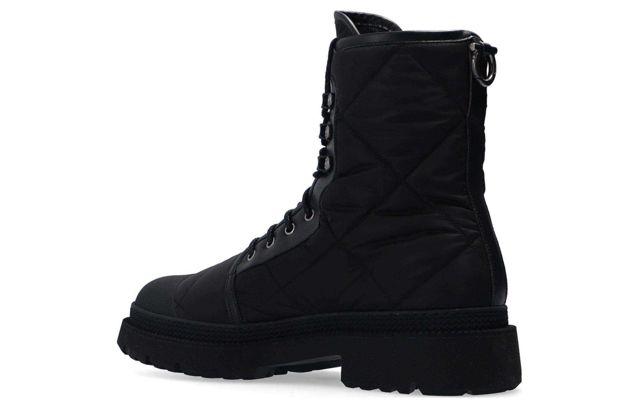 Purchase FERRAGAMO Leder Schnürstiefel ''Schwarz'' 02C662-738019
