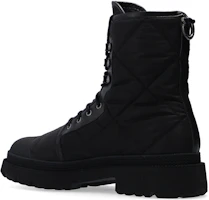 Purchase FERRAGAMO菲拉格慕 皮革 繫帶 短筒靴 男款 黑色