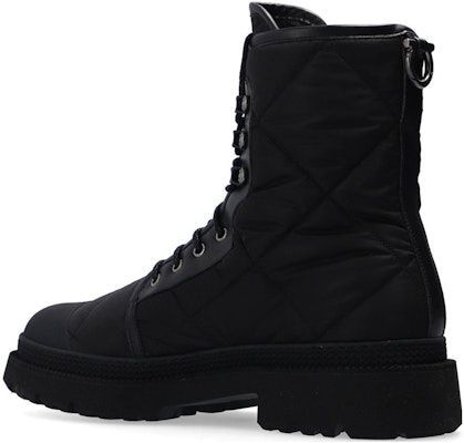 FERRAGAMO Leather Lace-Up Boots 'Black' 02C662-738019 Purchase FERRAGAMO Leather Lace-Up Boots 'Black' 02C662-738019