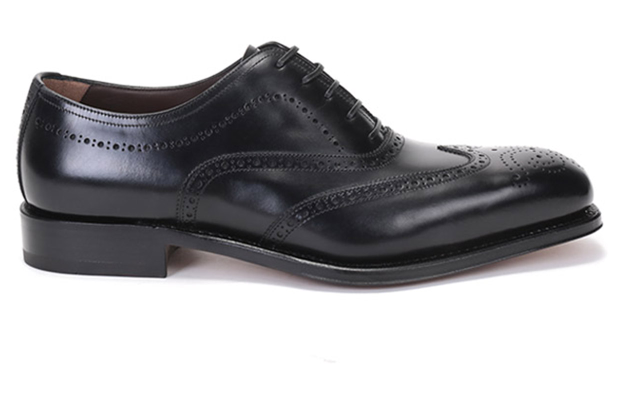 Order Zapatos de Cordones de Cuero FERRAGAMO 'Negro' 020209-741763