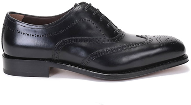 FERRAGAMO Leather Lace-Up Shoes 'Black' 020209-741763 Order FERRAGAMO Leather Lace-Up Shoes 'Black' 020209-741763