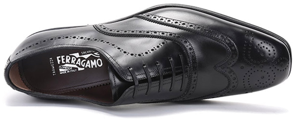 FERRAGAMO Leather Lace-Up Shoes 'Black' 020209-741763 Purchase FERRAGAMO Leather Lace-Up Shoes 'Black' 020209-741763