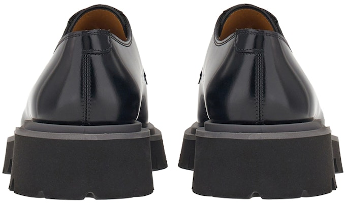 FERRAGAMO Sepatu Kulit Tali Pria 'Hitam Square Toe' 021376-762539 Shop FERRAGAMO Sepatu Kulit Tali Pria 'Hitam Square Toe' 021376-762539