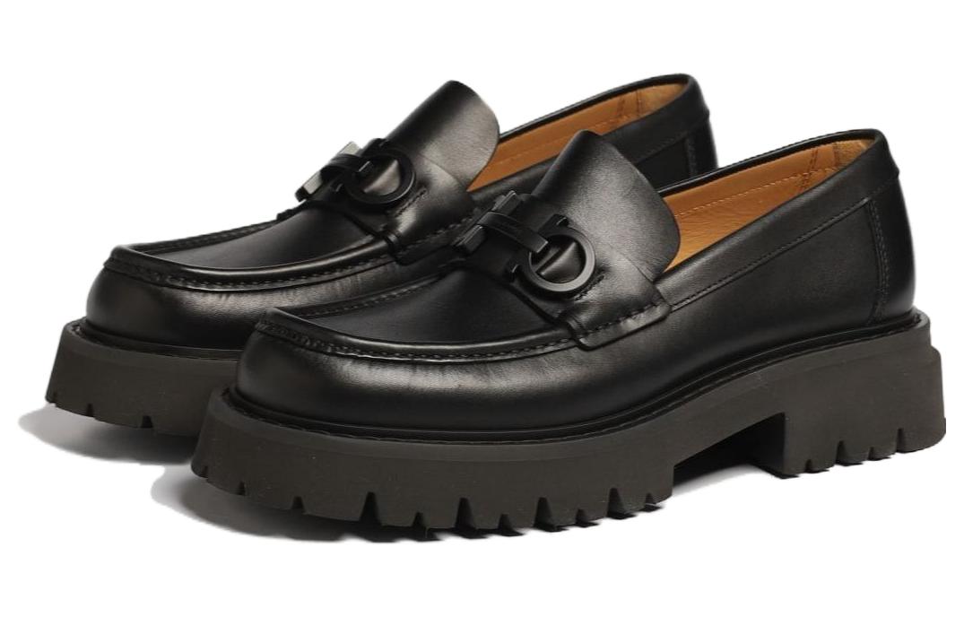 Lookbook フェラガモ レザーローファー (ブラック) 021596-762676