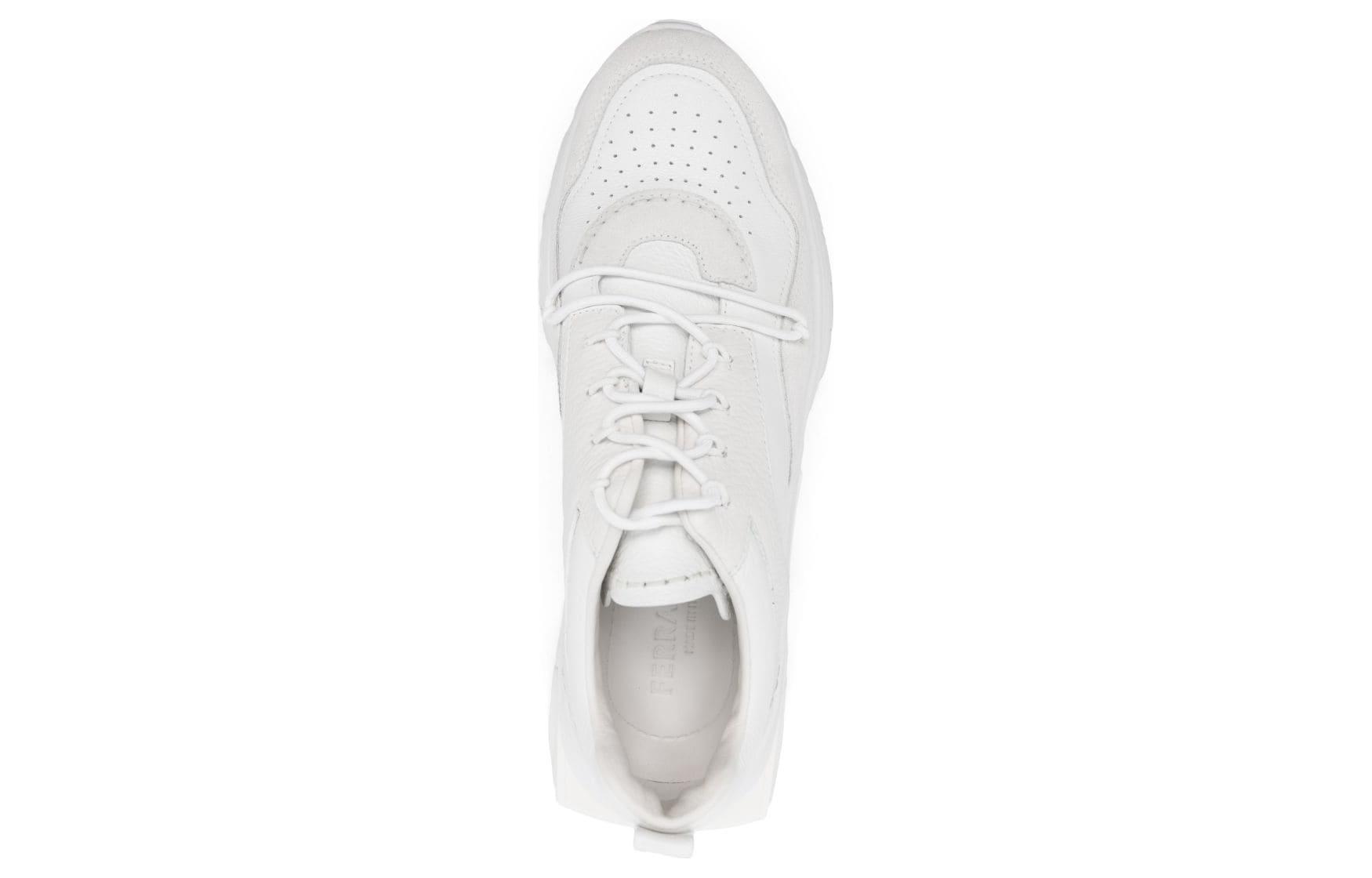 FERRAGAMO Leather Low Top 'White' 圖 5