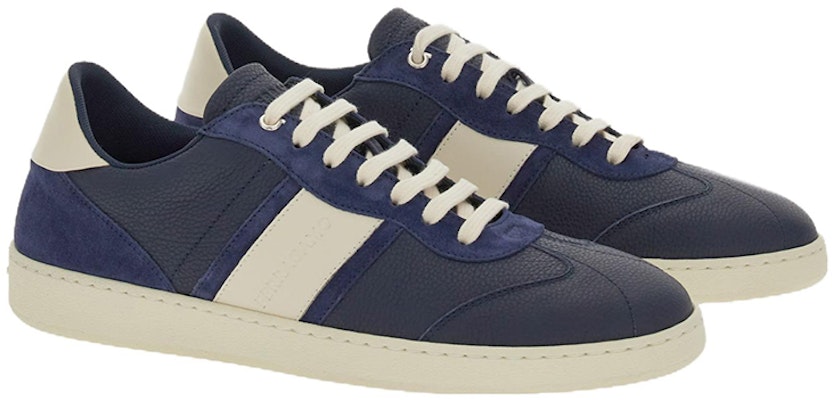 FERRAGAMO菲拉格慕 牛皮 標誌性低幫 時尚板鞋 男款 藍白色 Order FERRAGAMO菲拉格慕 牛皮 標誌性低幫 時尚板鞋 男款 藍白色