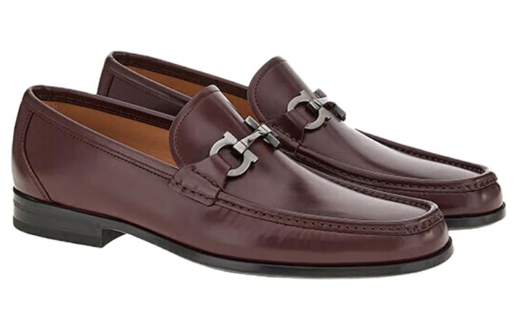 FERRAGAMO Leather Slip-On 'Purple Buckle' 圖 2