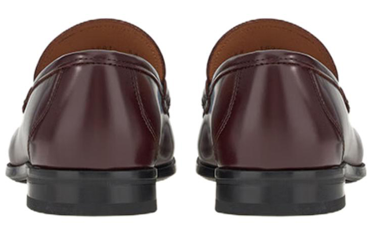 FERRAGAMO Leather Slip-On 'Purple Buckle' 圖 4