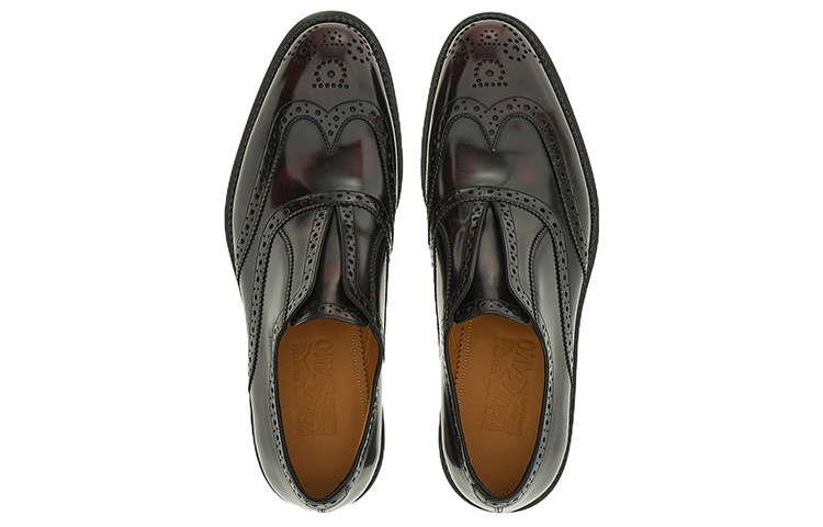 FERRAGAMO Leather Slip-On 'Red Black' 圖 3