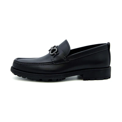 FERRAGAMO Leather Sneaker 'Black CMFT'