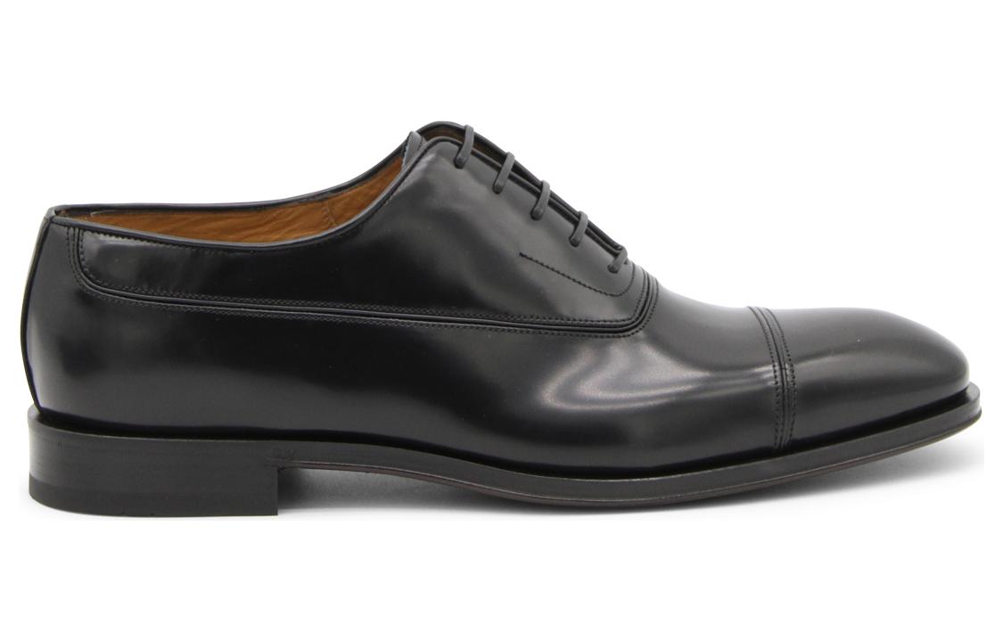 FERRAGAMO Leather Sneaker 'Black CMFT' 圖 2