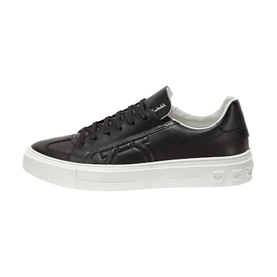 FERRAGAMO Leather Sneaker 'Black Fashion'