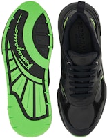 フェラガモ レザー スニーカー 黒緑パネル 021614-762902 Purchase フェラガモ レザー スニーカー 黒緑パネル 021614-762902