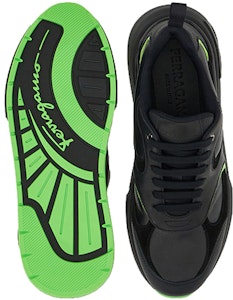Zapatillas de Cuero FERRAGAMO 'Panel Negro Verde' 021614-762902 Purchase Zapatillas de Cuero FERRAGAMO 'Panel Negro Verde' 021614-762902