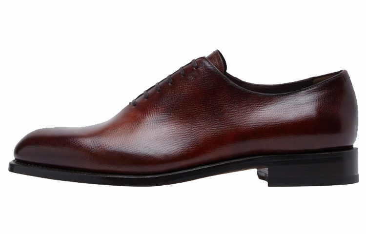 FERRAGAMO Leather Sneaker 'Dark Brown'