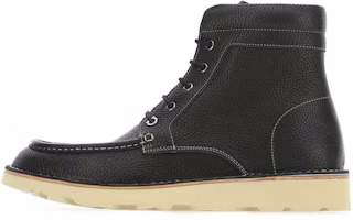 FERRAGAMO Leather Stitching Lace-Up Boots 'Black' 02C224-725667 FERRAGAMO Leather Stitching Lace-Up Boots 'Black' 02C224-725667