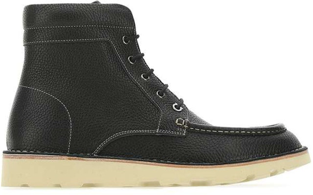 FERRAGAMO Leather Stitching Lace-Up Boots 'Black' 02C224-725667 Order FERRAGAMO Leather Stitching Lace-Up Boots 'Black' 02C224-725667