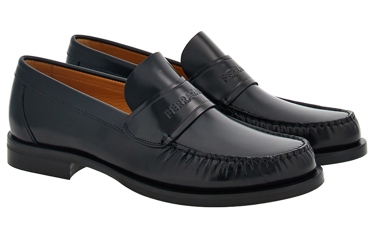 Lookbook Mocasín FERRAGAMO 'Decoración de Logo Negro' 021722-762700