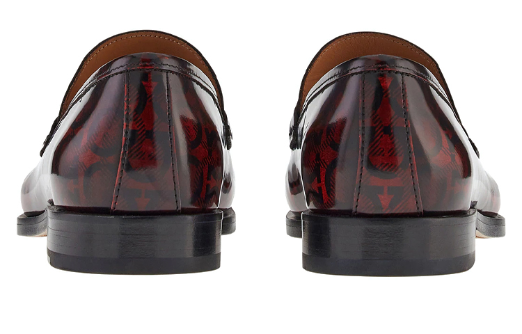 FERRAGAMO Loafer 'Black Red Print' 圖 5