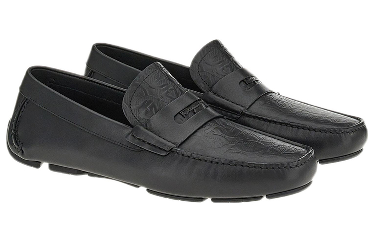 Order FERRAGAMO Loafers 'Kulit Anak Sapi Hitam' 020356-753192