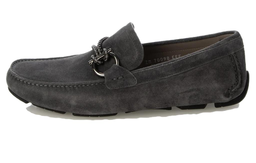 FERRAGAMO Loafers 'Black Grey'