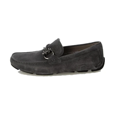 FERRAGAMO Loafers 'Black Grey'
