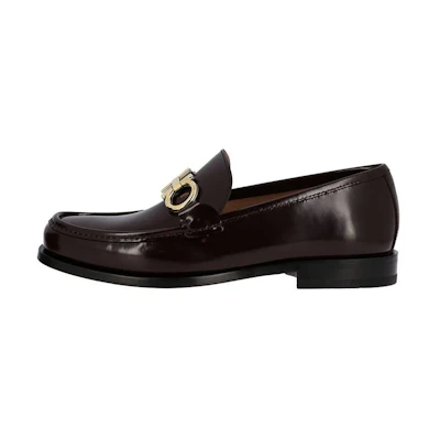 FERRAGAMO Loafers 'Brown Calfskin'