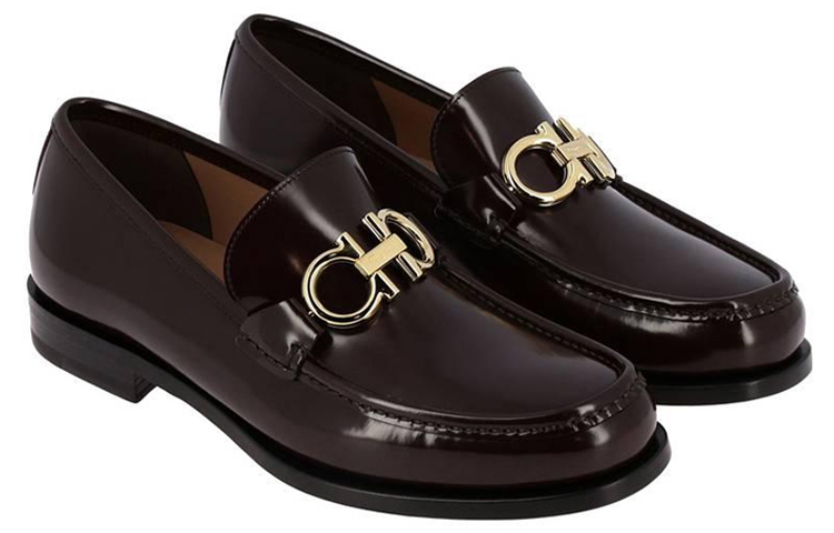 FERRAGAMO Loafers 'Brown Calfskin' 圖 2