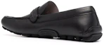 Lookbook FERRAGAMO Kasut Loafer Logo 'Kulit Hitam' 020376-745548