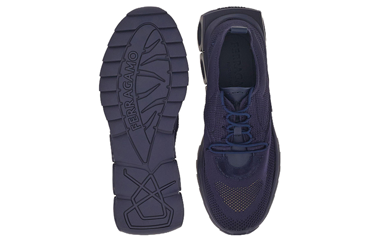 Purchase FERRAGAMO Baskets Basses à Lacets ''Bleu Indigo'' 021285-762764