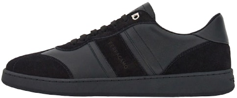 FERRAGAMO Low-Top Sneakers 'Black Velvet Leather' 021572-765745 FERRAGAMO Low-Top Sneakers 'Black Velvet Leather' 021572-765745