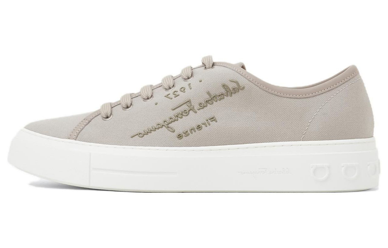 FERRAGAMO Low-Top Sneakers 'Light Grey'