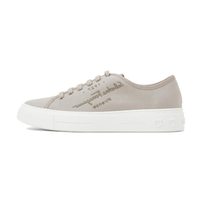 FERRAGAMO Low-Top Sneakers 'Light Grey'