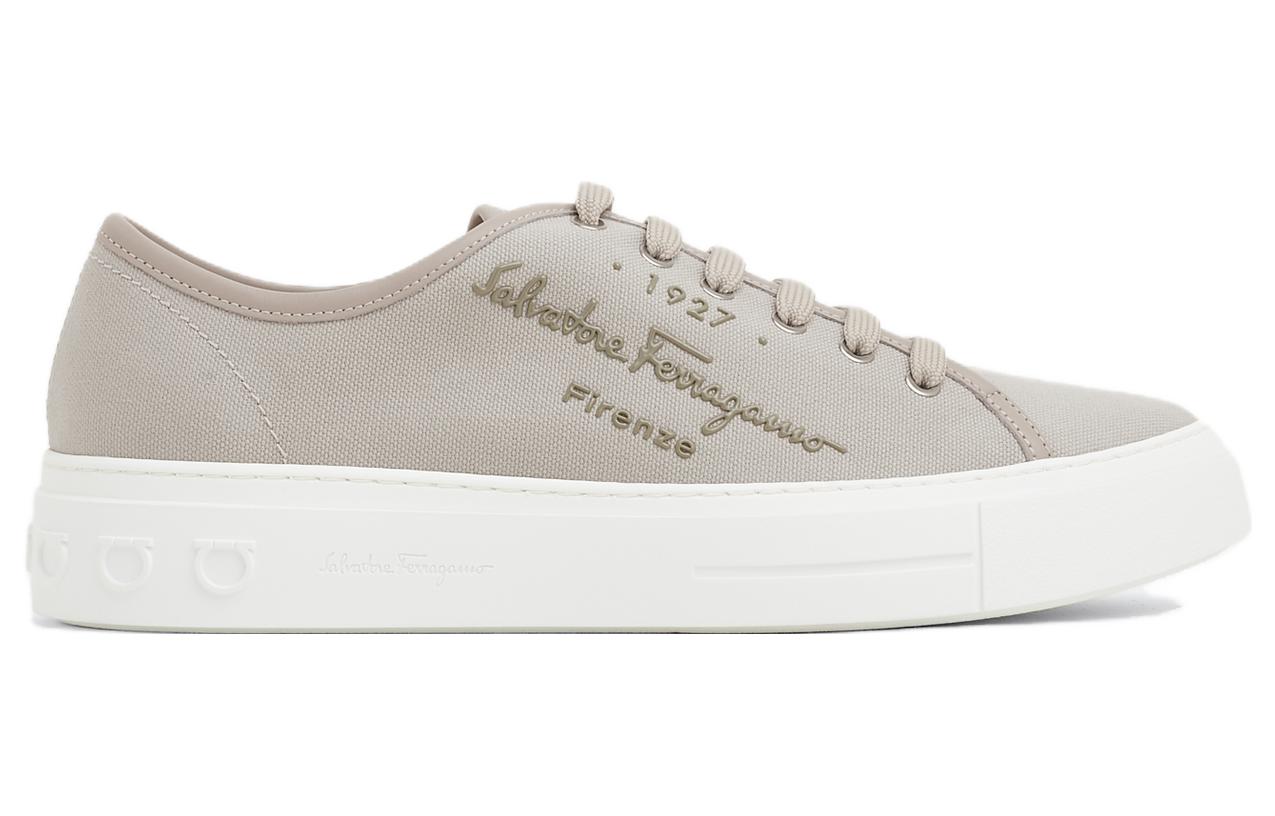FERRAGAMO Low-Top Sneakers 'Light Grey' 圖 2