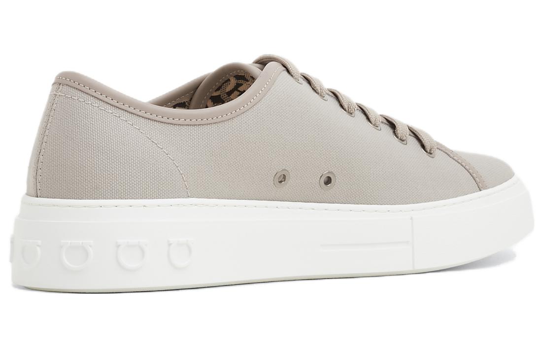 FERRAGAMO Low-Top Sneakers 'Light Grey' 圖 3