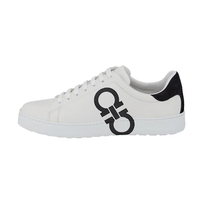 FERRAGAMO Low Top 'Black White Print'