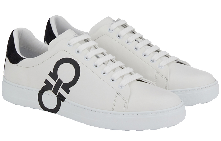 Order FERRAGAMO Zapatillas Bajas 'Negro Blanco Estampado' 020489-747213